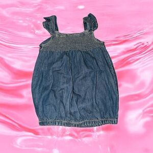 Denim Blue Girls Tank Top Gymboree (6)